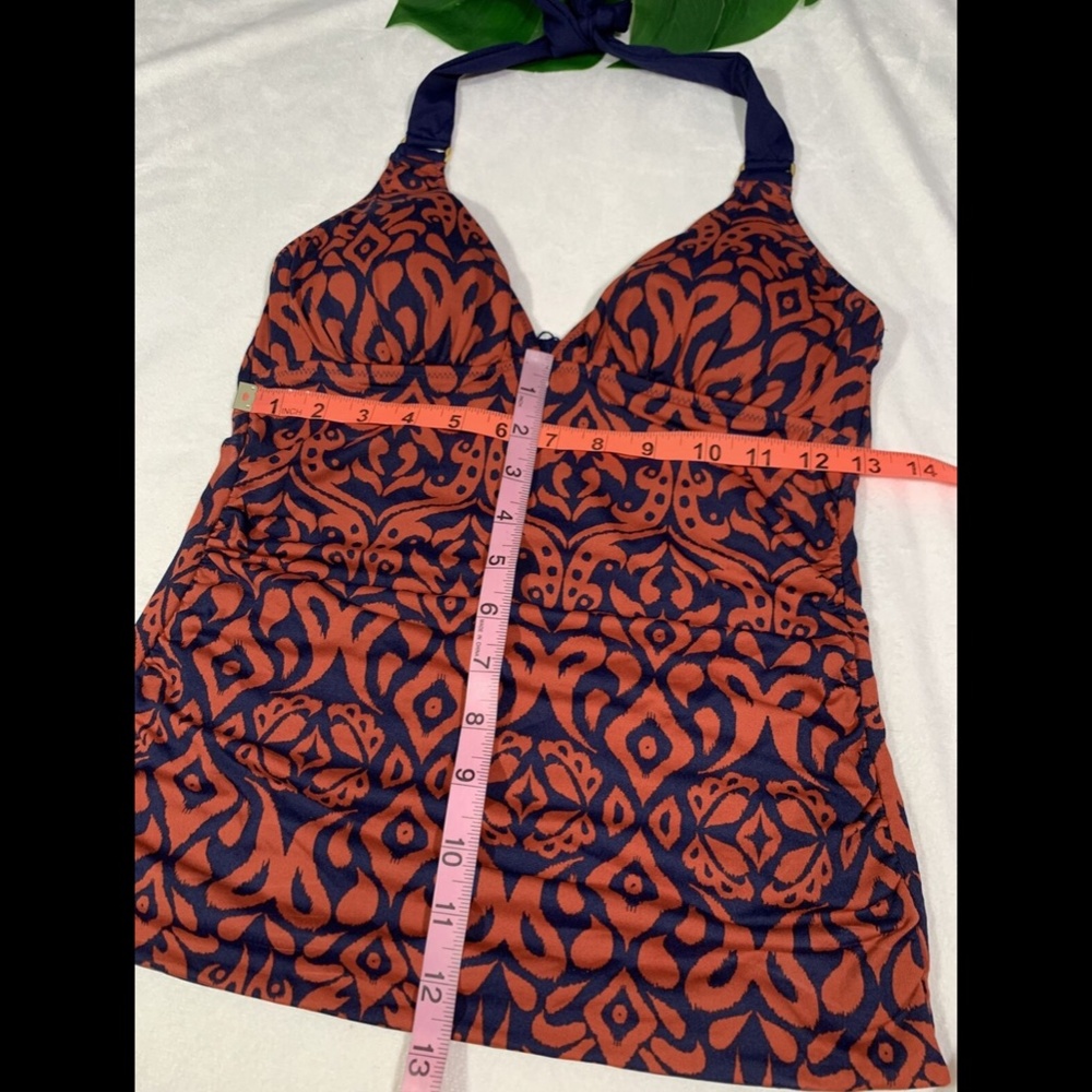 NEW Tommy Bahama Ikat Diamonds Tankini Top XS - Picture 8 of 12